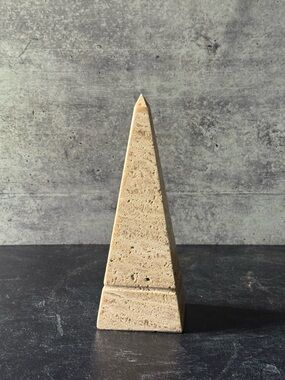 Vintage Art Deco Solid Mexican Onyx Tellez Obelisk VTG